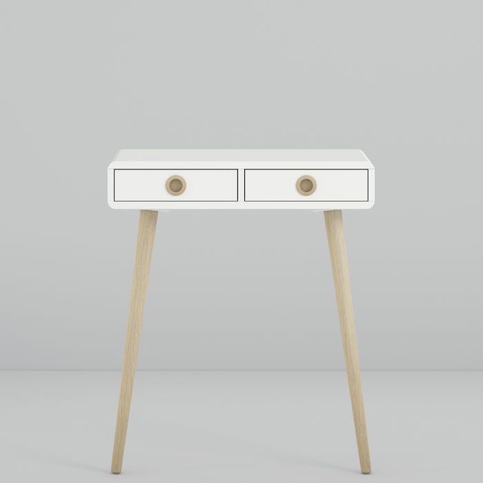 Softline Low Hall Table in Off White