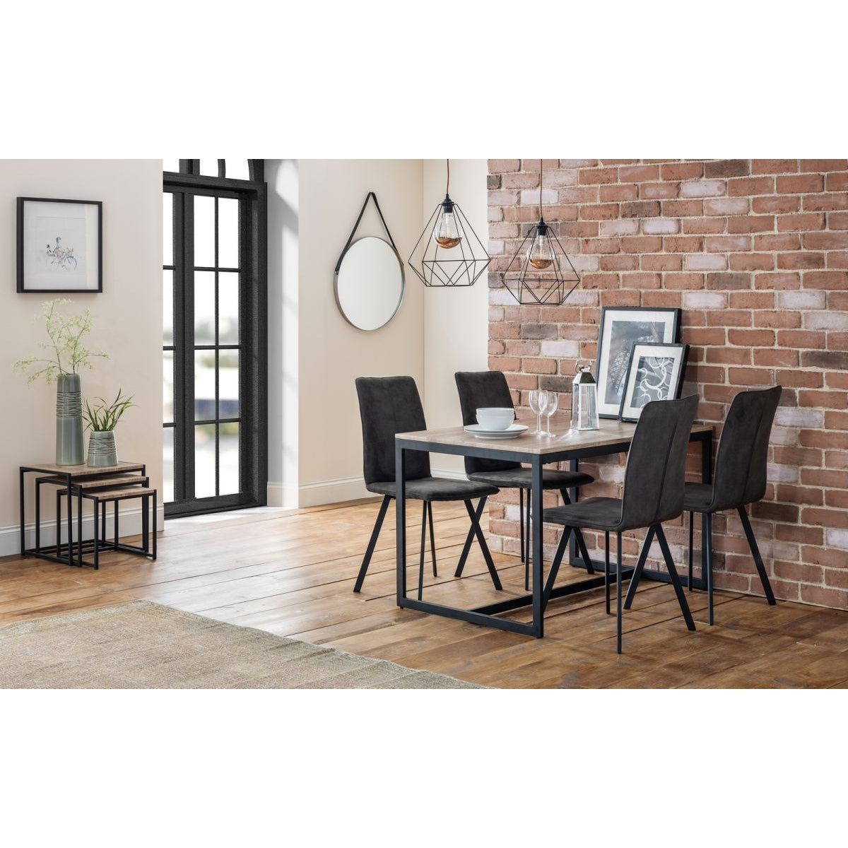 Tribeca Dining Set - Sonoma Oak