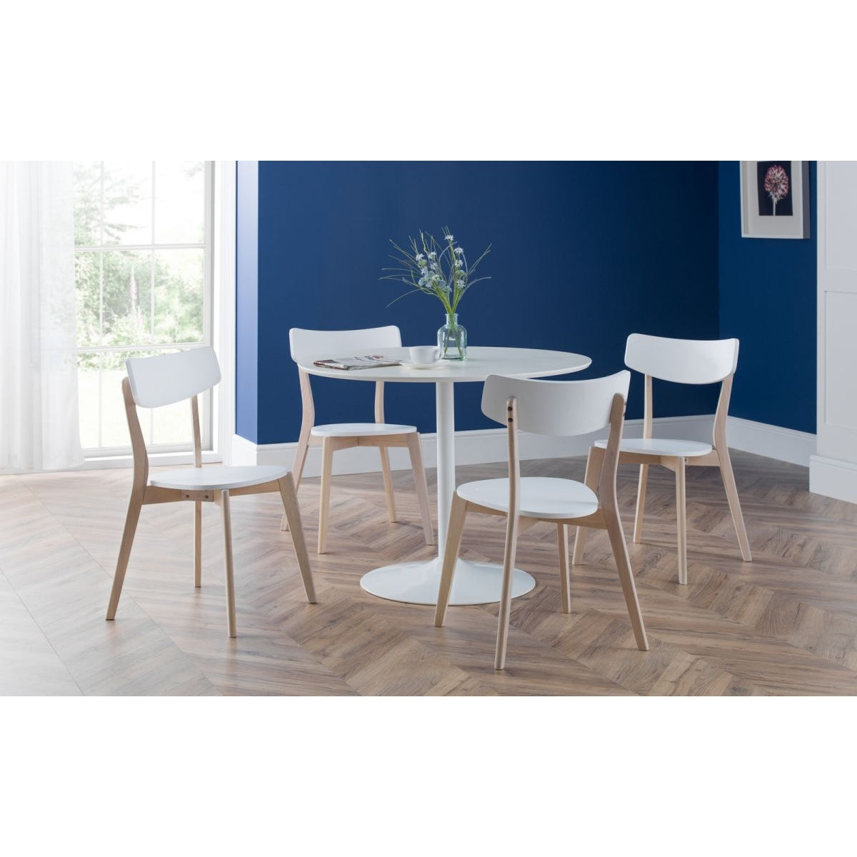 Blanco White & Casa Dining Set
