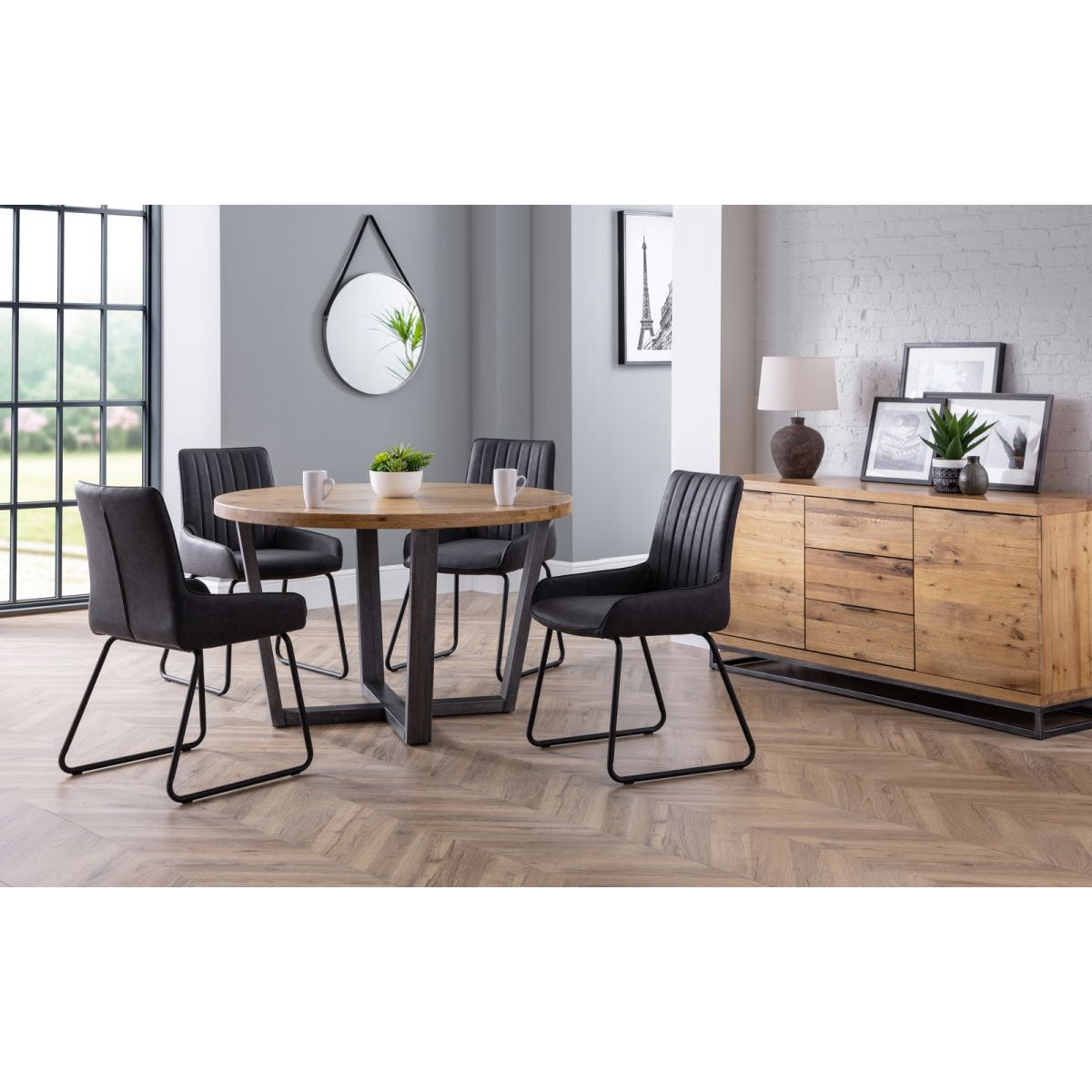 Brooklyn Round & Soho Dining Set