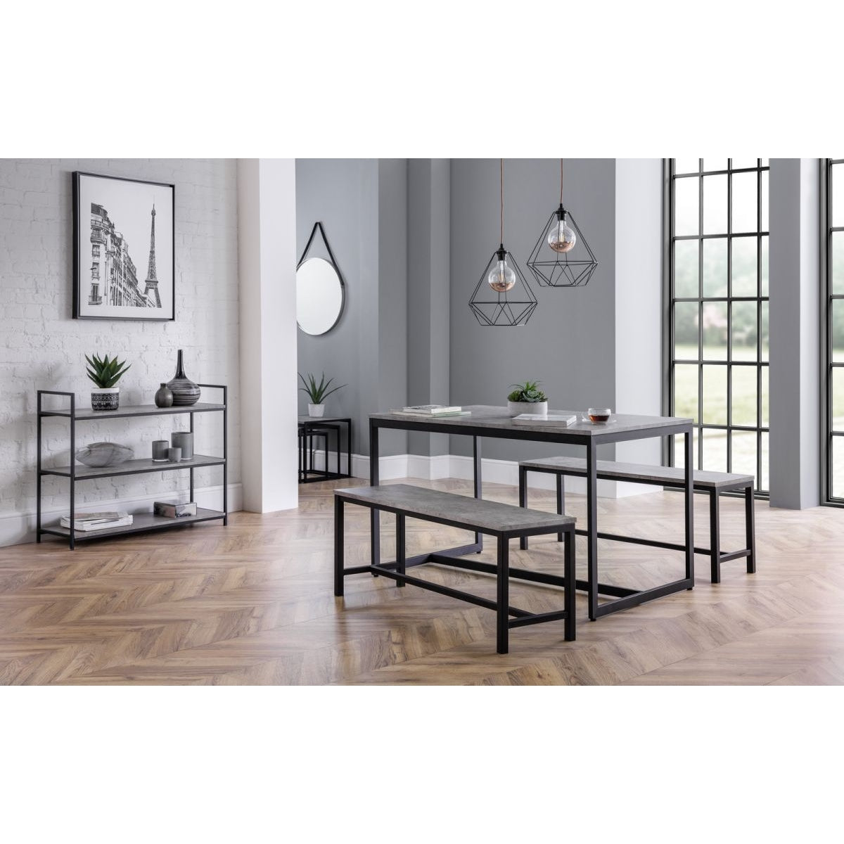 Staten Bench Dining Set