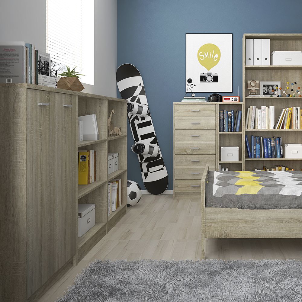 4 You Medium Wide Bookcase
