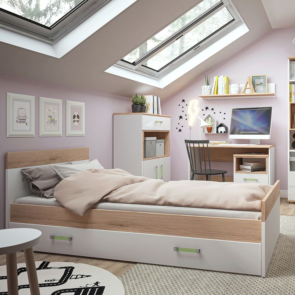 4KIDS 1 Drawer Bedside Cabinet