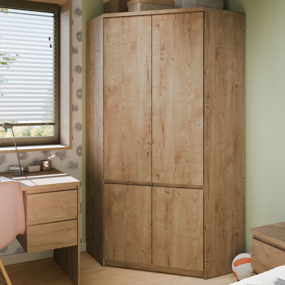 Fribo Corner Wardrobe 2 Door