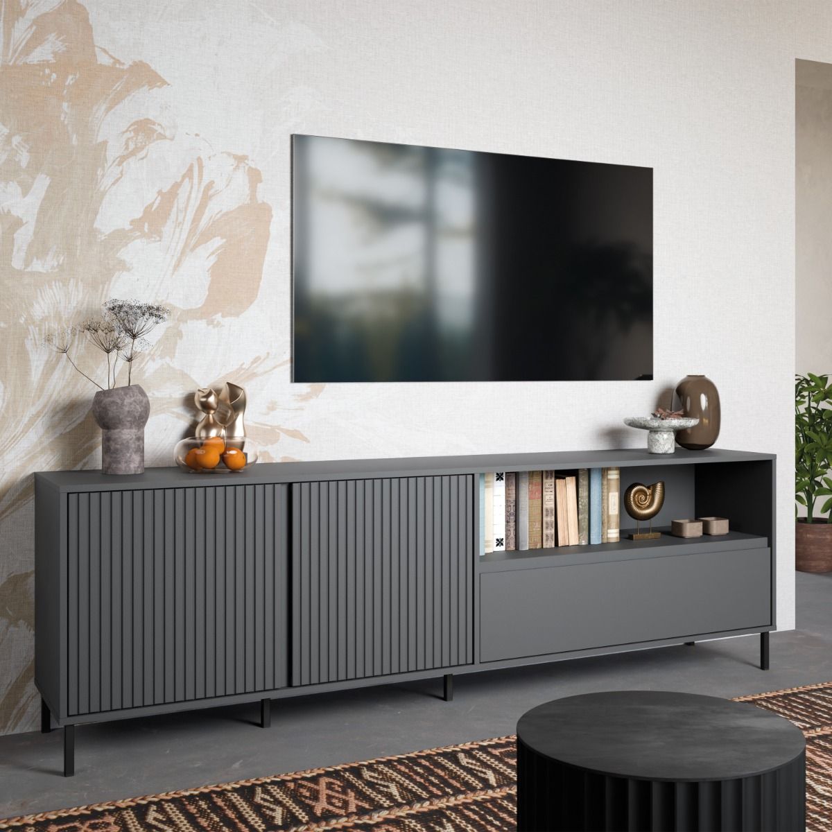 Avenale TV Cabinet 2 Door 1 Drawer