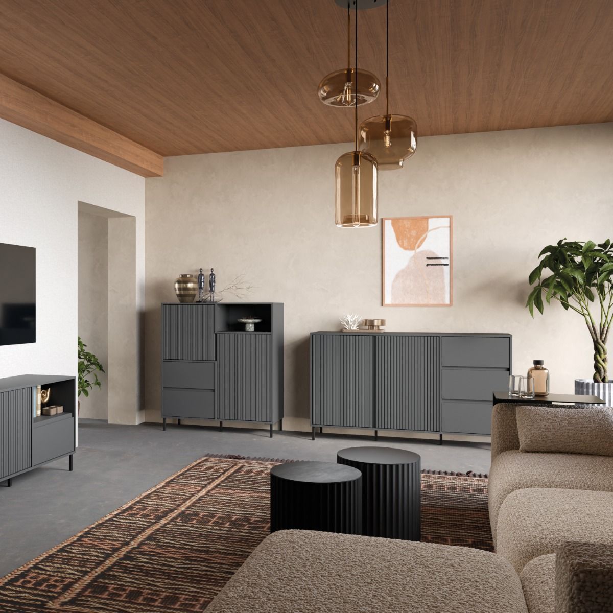 Avenale Sideboard 2 Door 3 Drawer