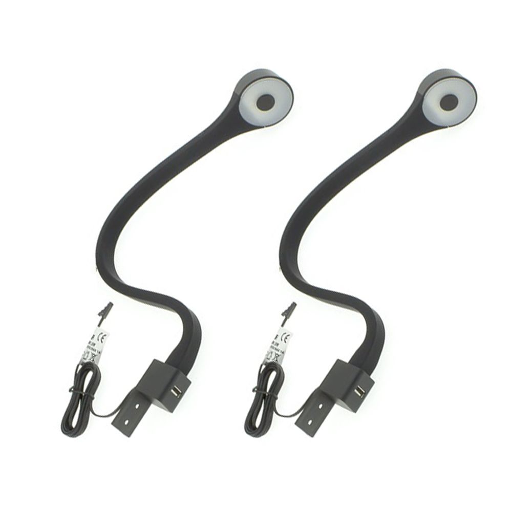 Cabinet Light Flexi Light 2P with USB Charger