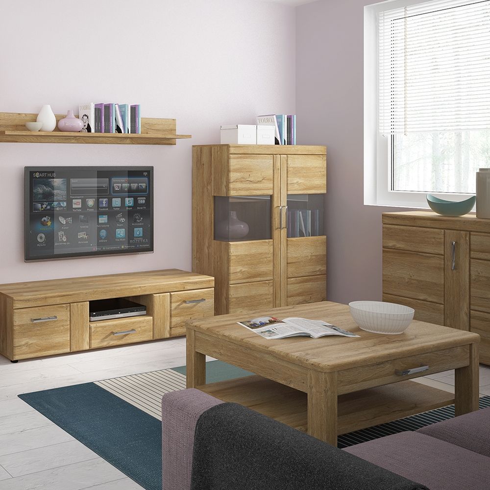 Cortina Low Wide Display Cabinet