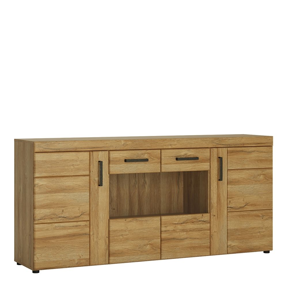 Cortina 4 Door Wide Glazed Sideboard