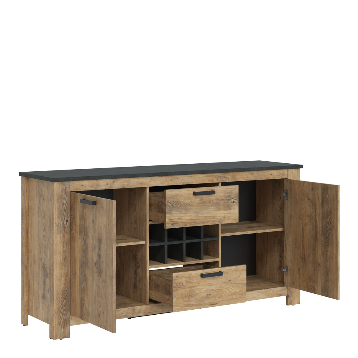 Rapallo Sideboard with Wine Rack