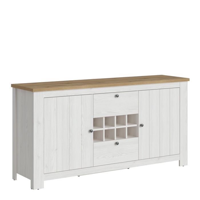 Celesto 2 Door 2 Drawer Sideboard with Wine Rack