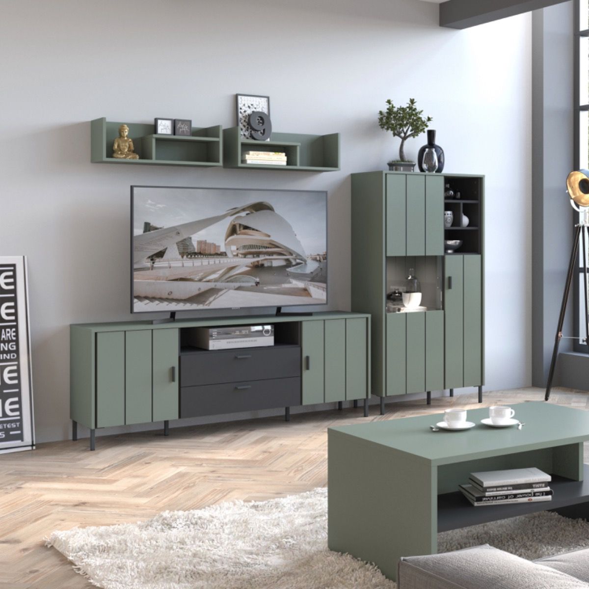 Arundel TV Cabinet 2 Door 2 Drawer 173cm wide 65cm High