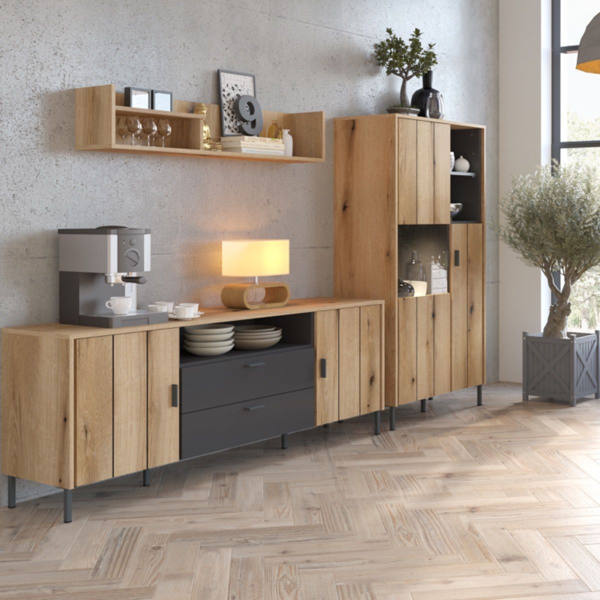 Arundel TV Cabinet 2 Door 2 Drawer 173cm Wide