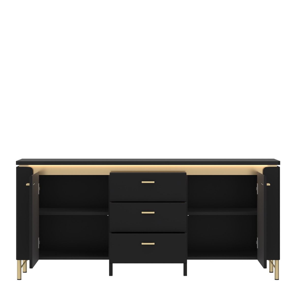 Genoa TV Cabinet 2 Door 3 Drawer 155cm Wide