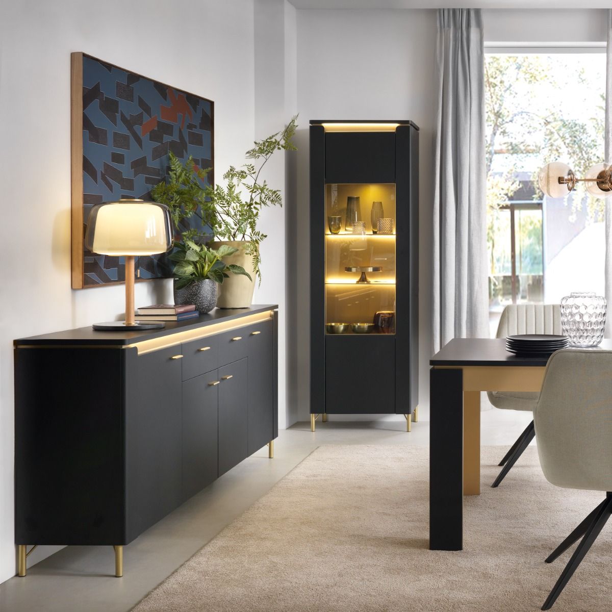 Genoa Vitrin 1 Door