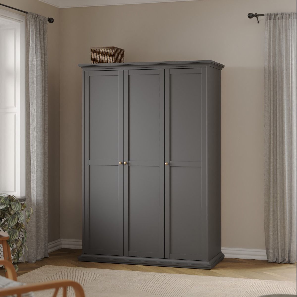 Paris Wardrobe with 3 Doors