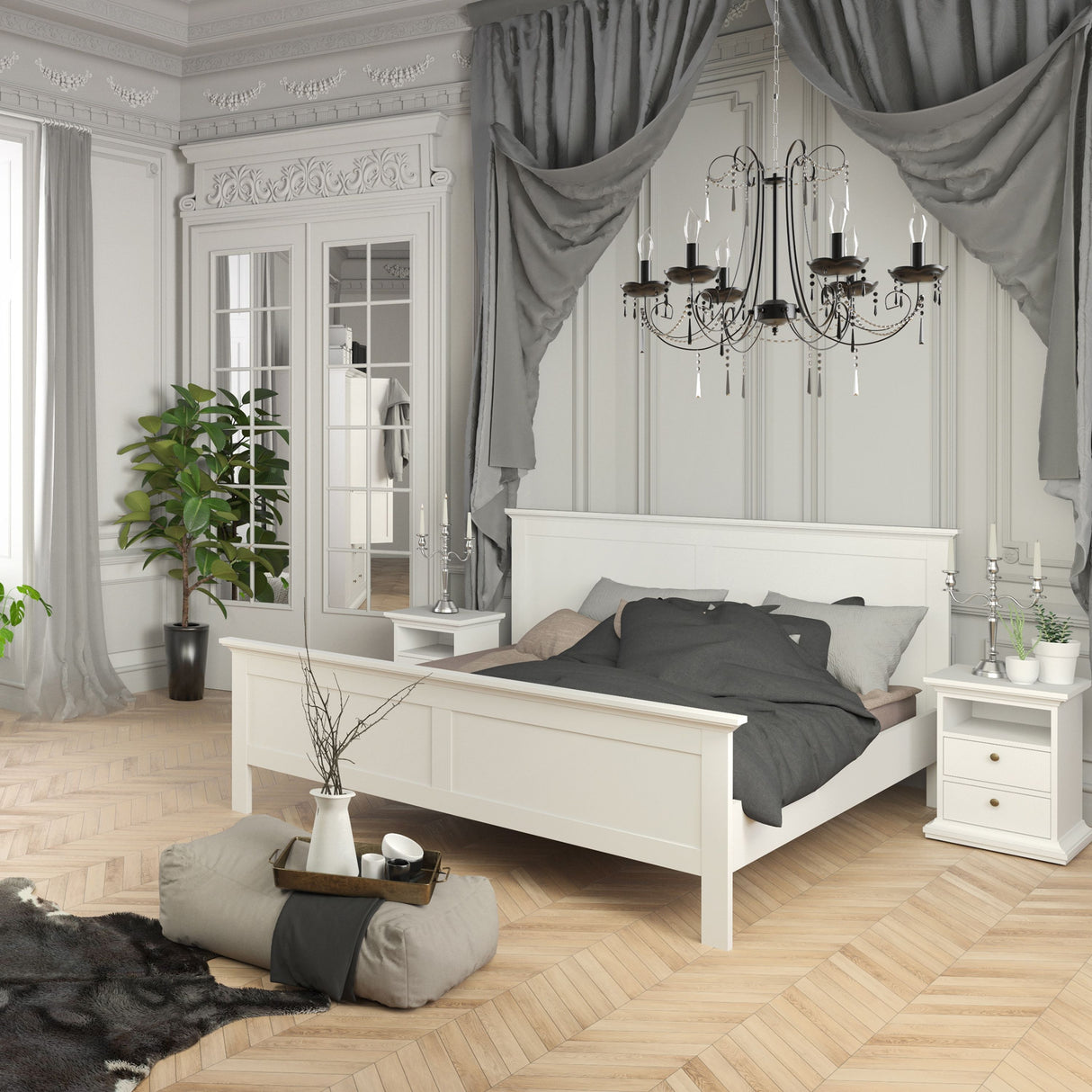 Paris Bed in White