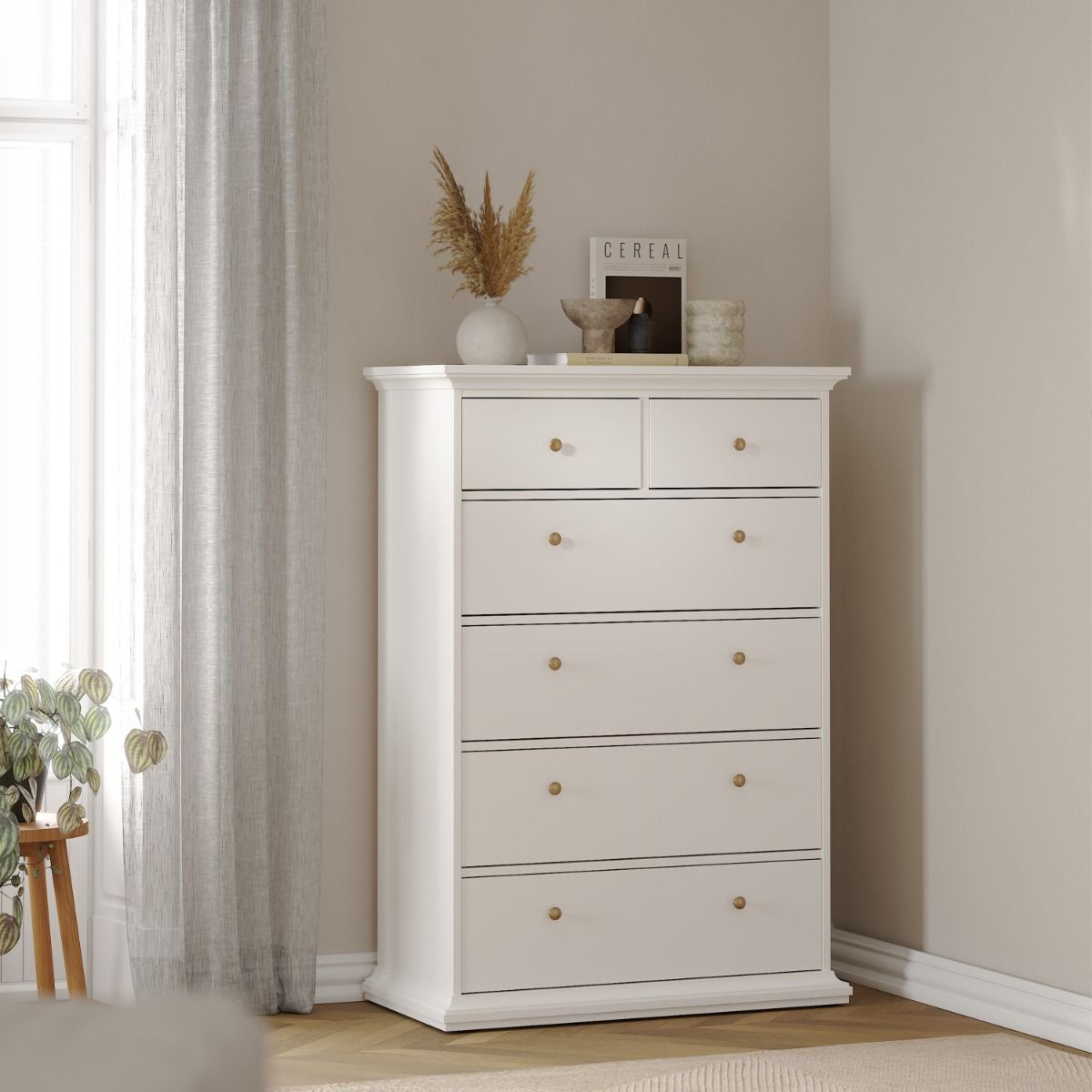 Paris Chest of 6 Drawers
