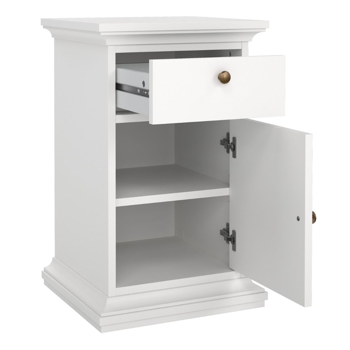 Paris Nightstand 1 Door + 1 Drawer