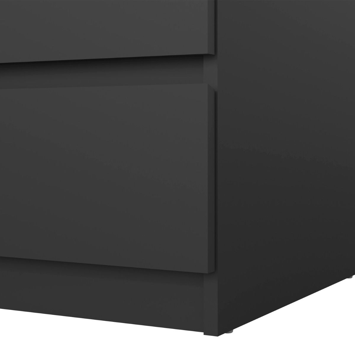 Naia Chest with 3 Drawers in Black Matt