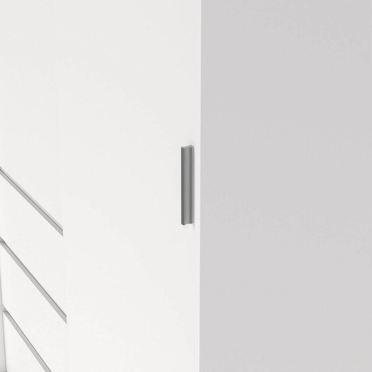 Naia Wardrobe with 1 Sliding Door 1 Door 3 Drawers