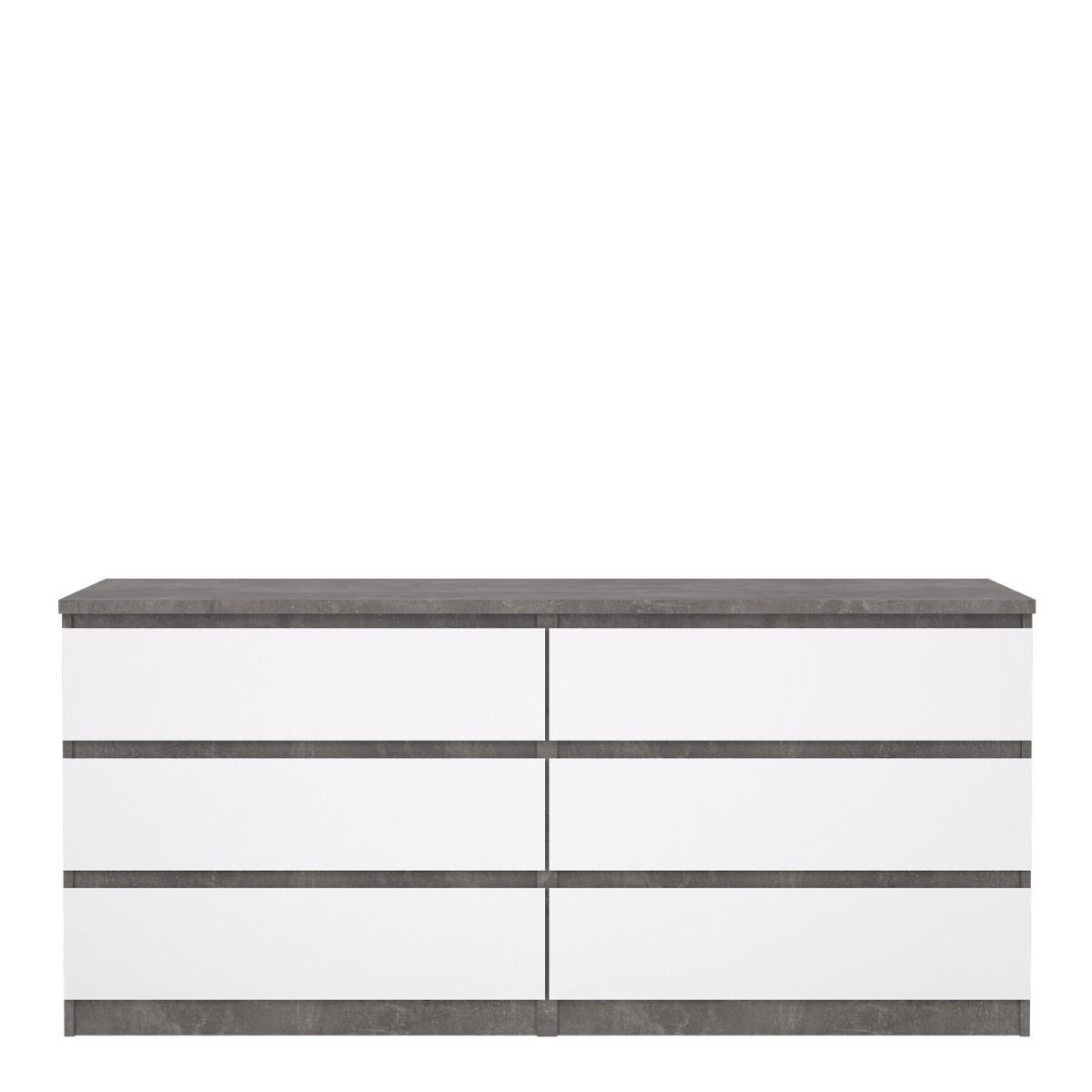 Naia Wide Chest of 6 Drawers