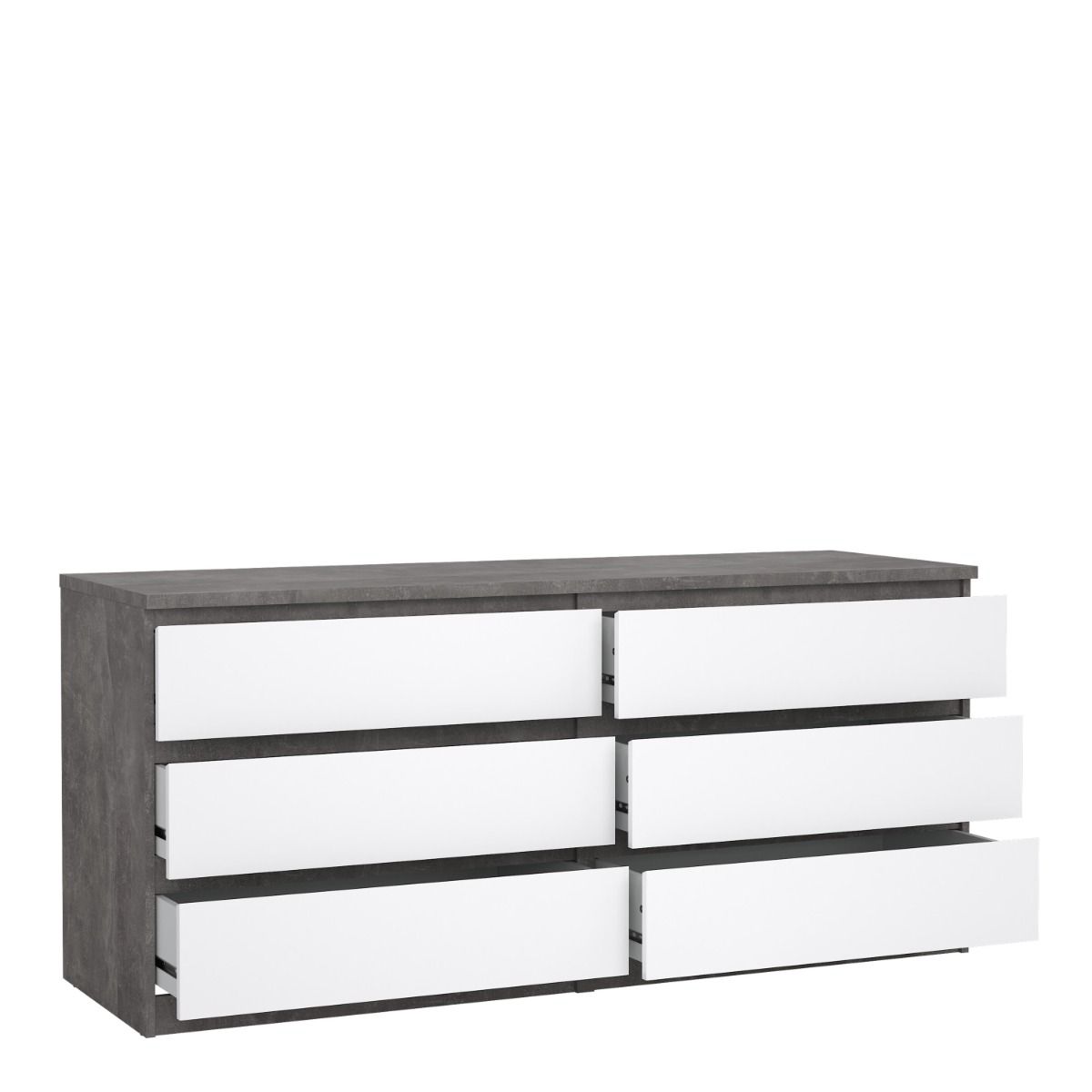 Naia Wide Chest of 6 Drawers