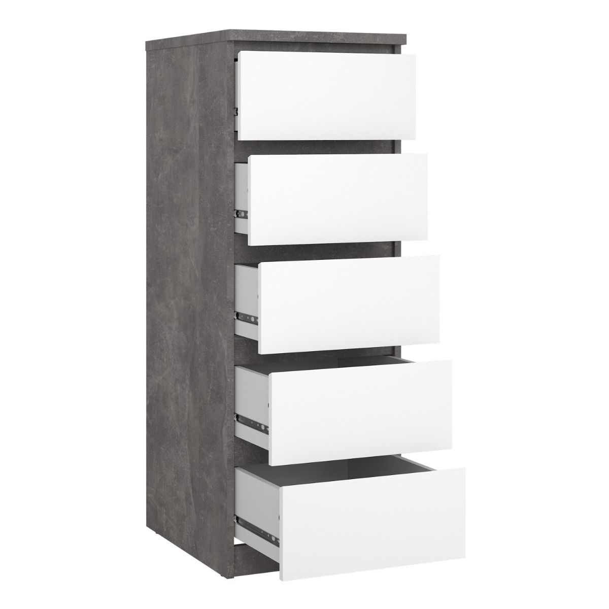 Naia Narrow Chest of 5 Drawers
