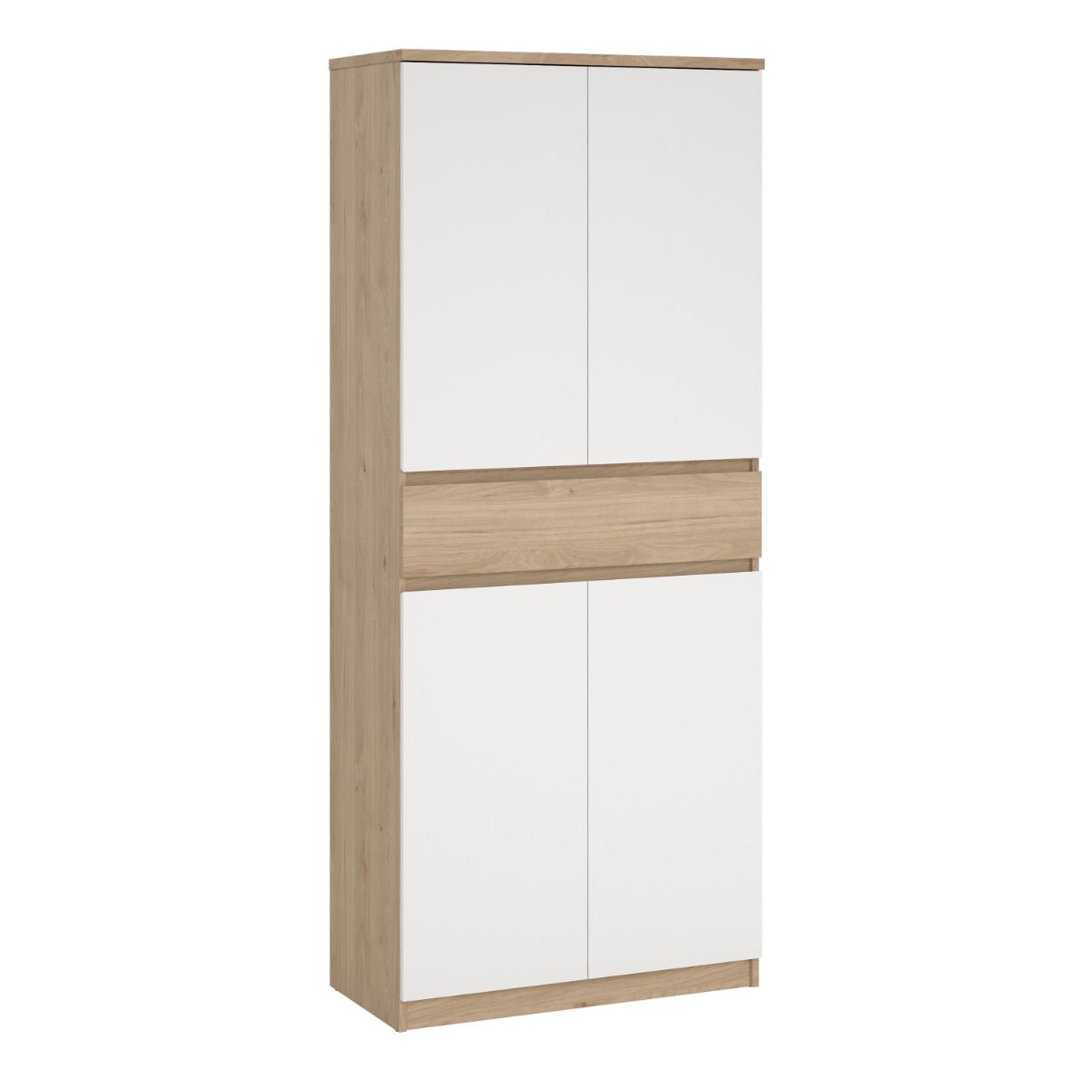 Naia Tall Shoe Cabinet with 4 Doors and 1 Drawer