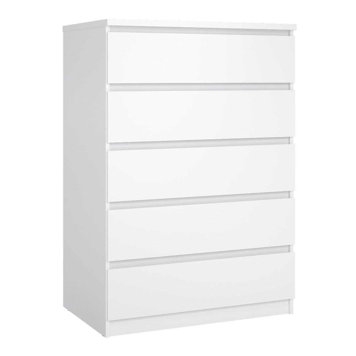 Naia 3 Piece Bedroom Package in White High Gloss