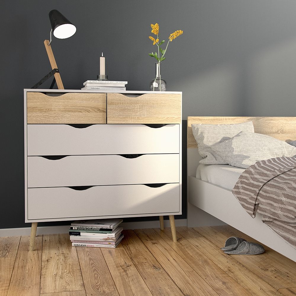 Oslo Chest of 5 Drawers