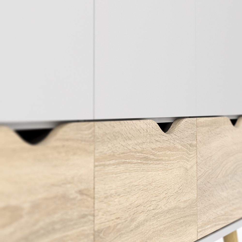 Oslo Wardrobe 3 Doors 3 Drawers