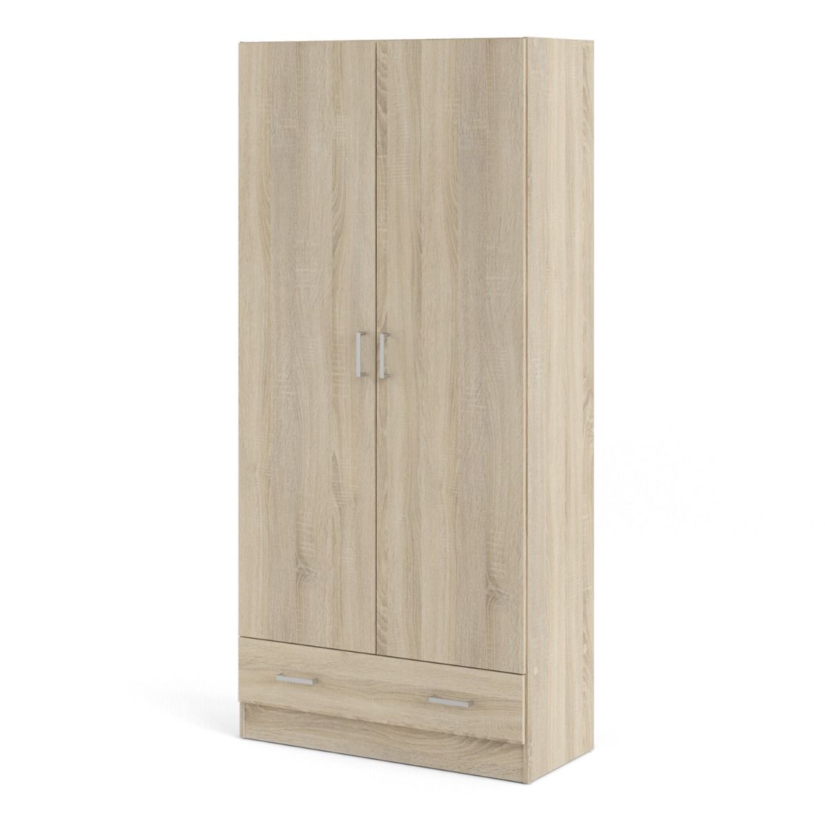 Space Wardrobe with 2 Doors + 1 Drawer