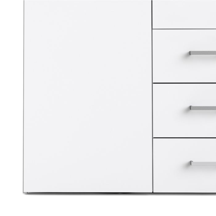 Space Wardrobe - 4 Doors 3 Drawers