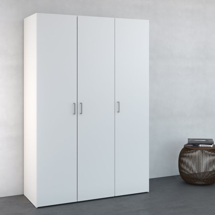 Space Wardrobe with 3 doors White
