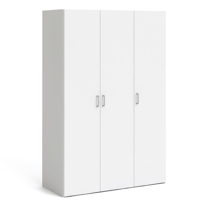 Space Wardrobe with 3 doors White