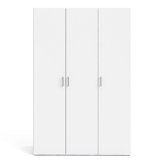 Space Wardrobe with 3 doors White