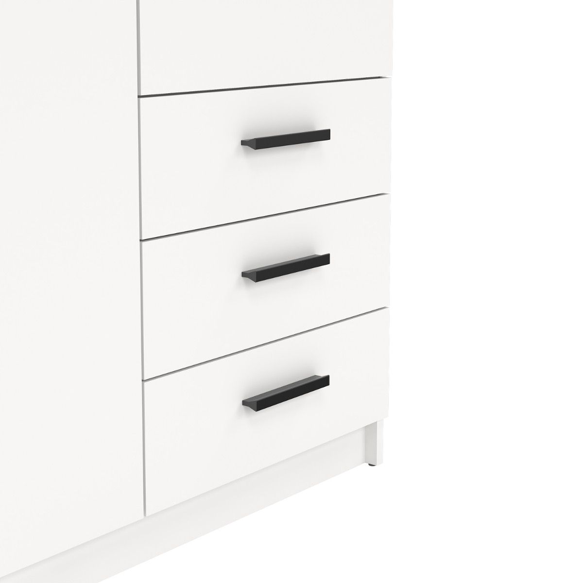 Sprint Wardrobe with 2 Doors + 3 Drawers