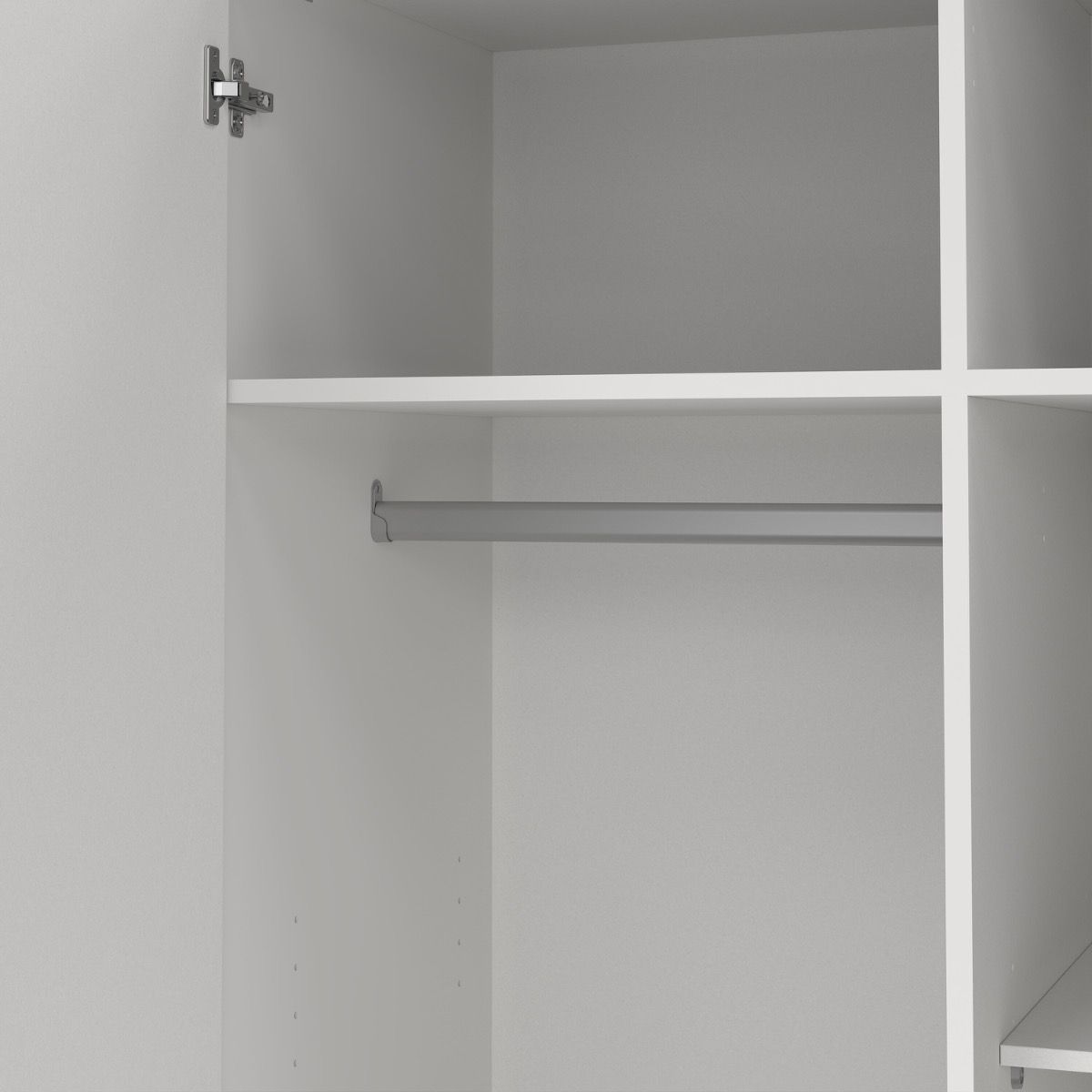 Sprint Wardrobe with 2 Doors + 3 Drawers