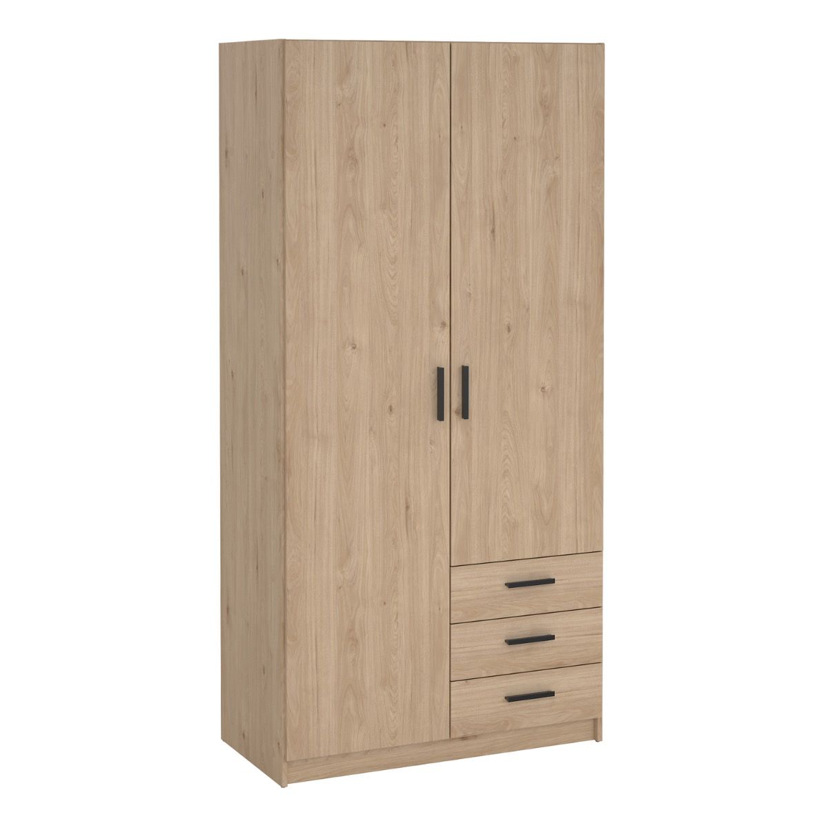 Sprint Wardrobe with 2 Doors + 3 Drawers