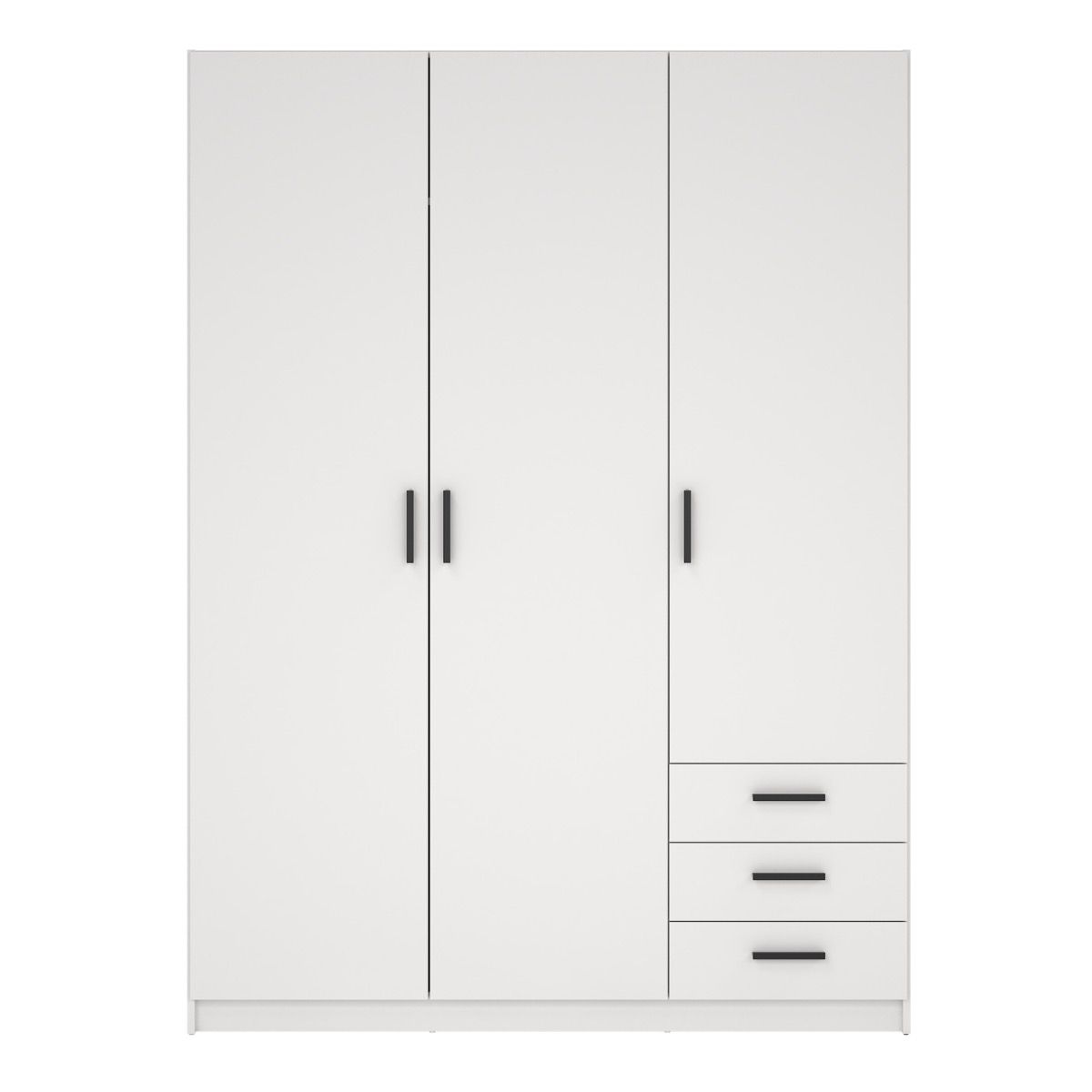 Sprint Wardrobe with 3 Doors + 3 Drawers