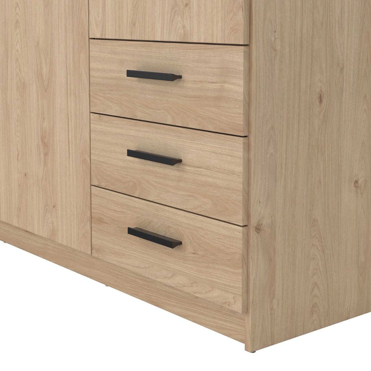 Sprint Wardrobe with 3 Doors + 3 Drawers
