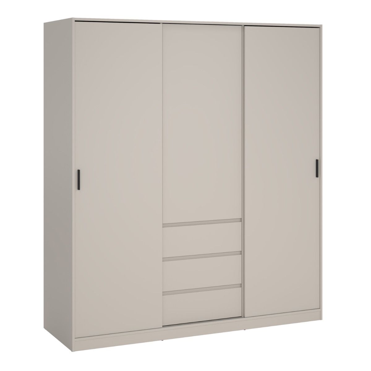 Naia Wardrobe with 2 Sliding Doors 1 Door 3 Drawers
