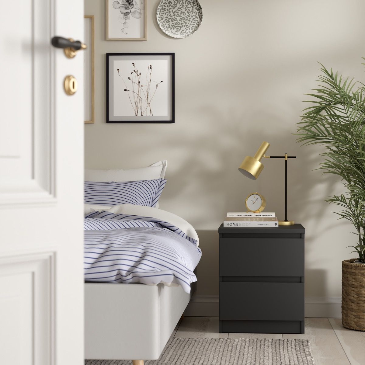 Naia Bedside 2 Drawers