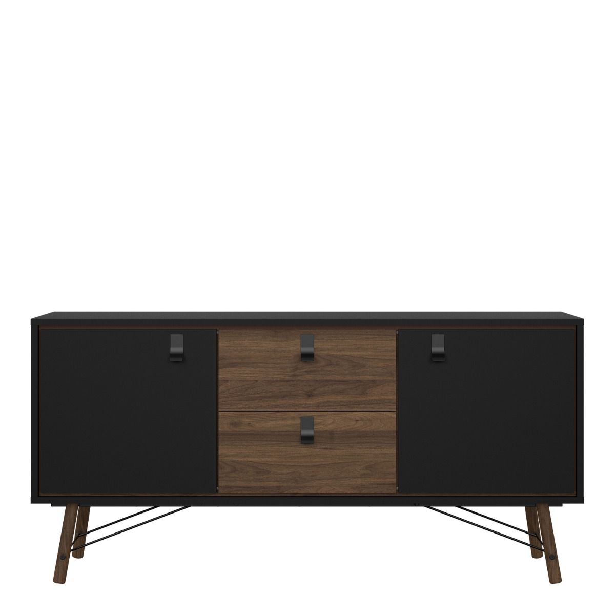 Ry Sideboard 2 Doors 2 Drawers in Black Walnut