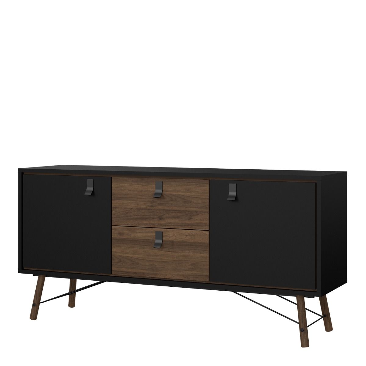 Ry Sideboard 2 Doors 2 Drawers in Black Walnut