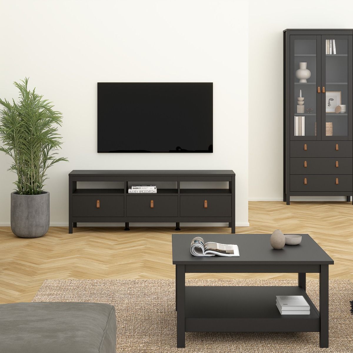 Barcelona TV Unit 3 Drawers