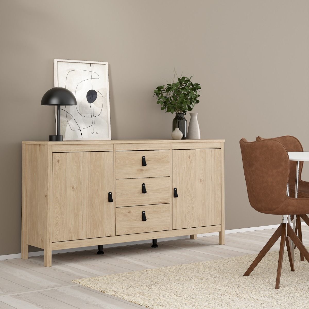 Barcelona Sideboard 2 Doors + 3 Drawers