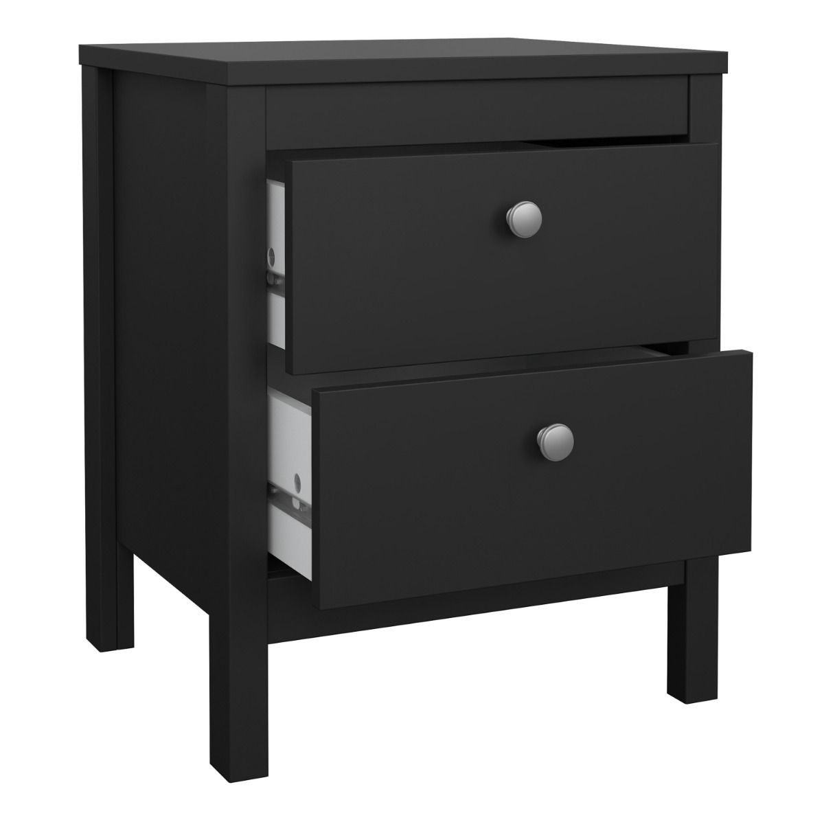 Madrid Bedside Table 2 Drawers