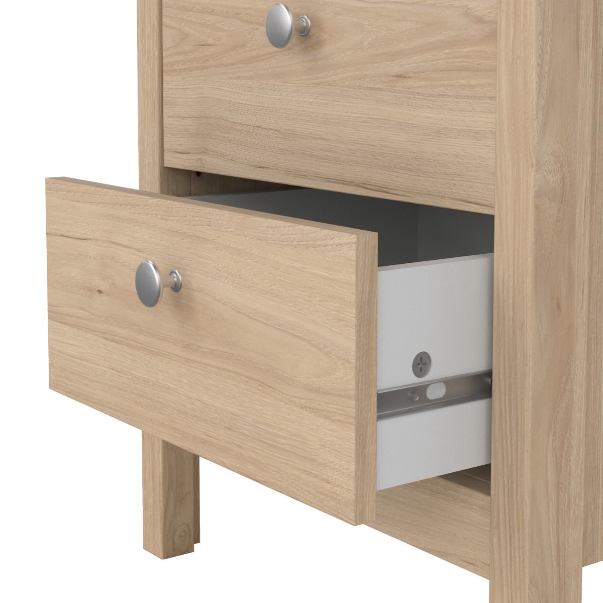 Madrid Bedside Table 2 Drawers